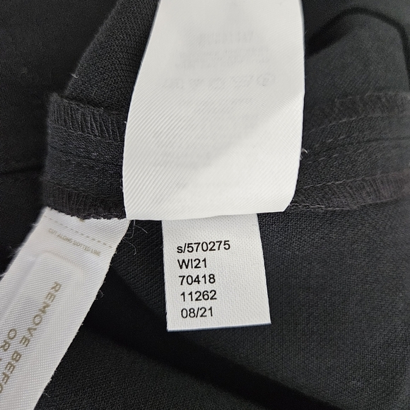 Ann Taylor The Lana Slim Dress Pants Black High Rise Career Crop Ankle 4 - Picture 6 of 6